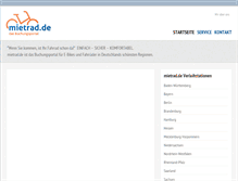 Tablet Screenshot of mietrad.de
